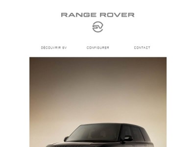 Découvrez la gamme SV. D'un noir absolu.