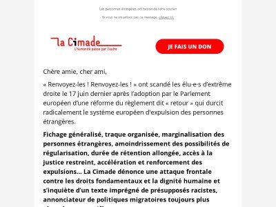 Fichage, rétention, expulsions…L’Europe durcit encore sa politique migratoire 