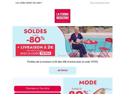 🚨Soldes jusqu'à -80% + livraison à 2€