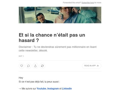 Et si la chance n’était pas un hasard ? 🍀