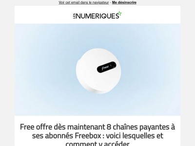 Free offre dès maintenant 8 chaînes payantes à ses abonnés Freebox : voici lesquelles et comment y accéder