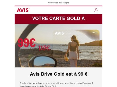 Avis Drive Gold est à 99 €