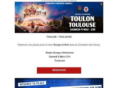 🎟️ Vos affiches RCT à venir