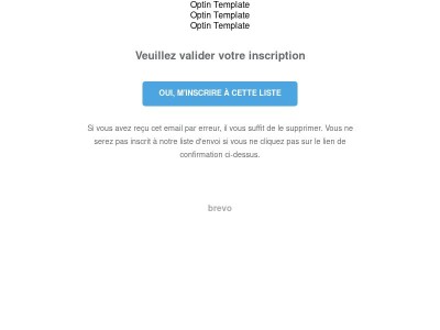 Valider votre inscription