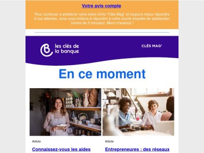 Entrepreneur - Femmes entrepreneures : les aides et les réseaux ; le compte bancaire professionnel ; préparer votre retraite ; fixer vos prix...