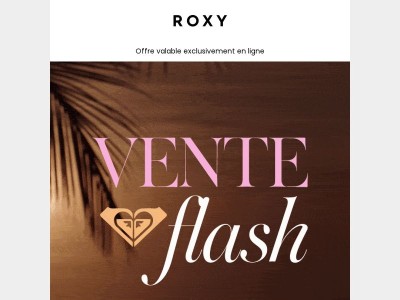 Vente Flash : ne passez pas à côté !