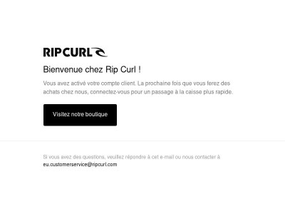 Confirmation du compte client