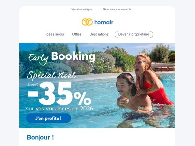 ⌛ Dernière chance : Jusqu'à -35% de réduction sur vos vacances 2026 !