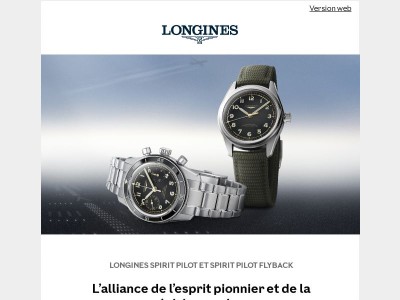 Découvrez les nouveautés Longines Spirit