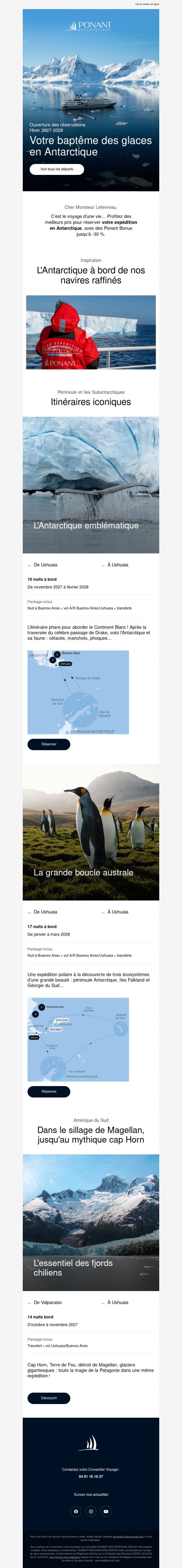 Antarctique Hiver 2027-2028 : meilleurs tarifs !