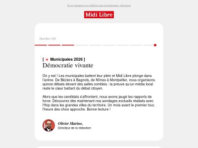 Municipales 2026 : débats, rapports de force et sondages exclusifs.