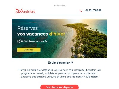 💙 Offres d'hiver à saisir dès maintenant !