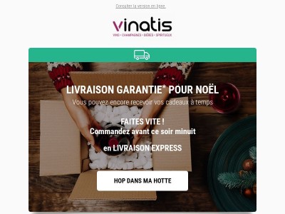 Livraison GARANTIE avant Noël 🚀 C'est maintenant !
