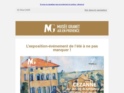 > Musée Granet - Cezanne, Maître de l'été