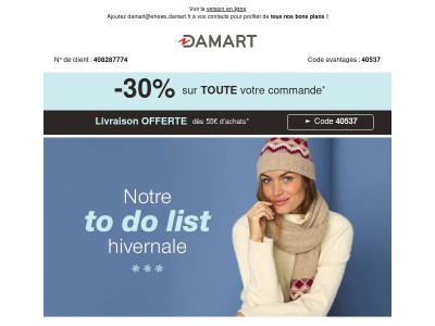 ☃️ C’est l’hiver ! -30%...