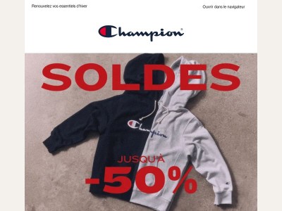 Les soldes commencent maintenant | Jusqu’à -50 %