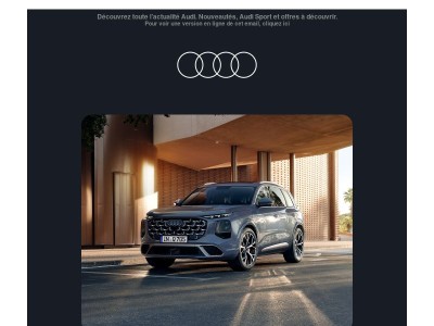En aout, Nouvelles Audi Q7 et Q9, label éco-score, offres du moment...