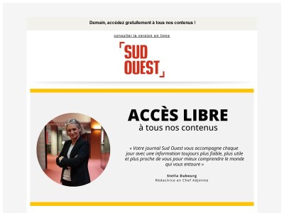 Tous nos contenus en accès libre demain 🔓