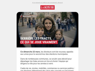 ✉️ Municipales 2026 : 2nd tour, votez informé !