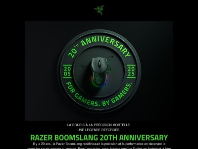 🐍🖱️Dernier arrivage: Razer Boomslang Souris gaming édition 20e anniversaire