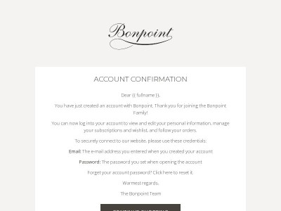 Welcome to the World of Bonpoint