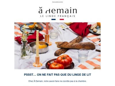 La table est prête.