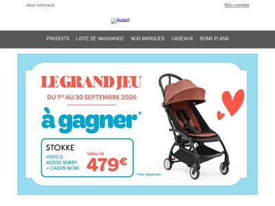 🎁 Gagnez la nouvelle poussette YOYO5 !