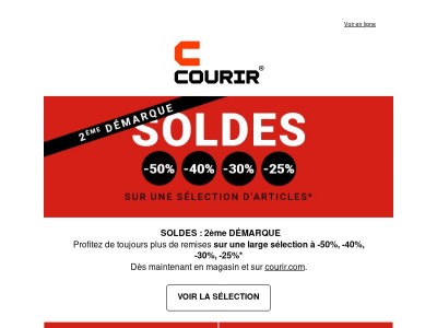 💥 SOLDES : 2ème DÉMARQUE 