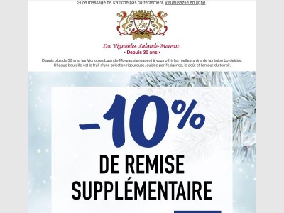 Une remise exceptionnelle vous attend