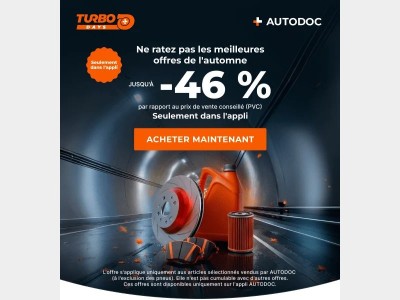  3, 2, 1... Turbo Days de l'automne 💰  