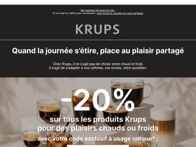Une offre fraîche pour les beaux jours