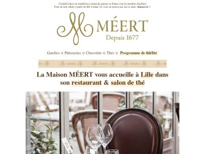 🍽 (Re)Découvrez le Restaurant & Salon de thé MÉERT à Lille !