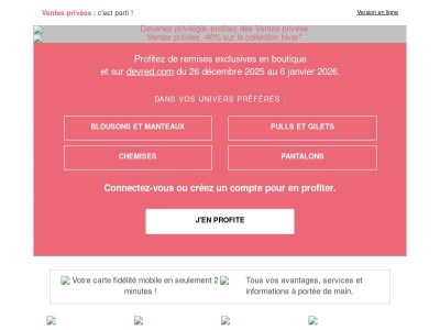 VENTES PRIVEES tout à -40% !