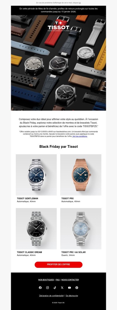 Notre sélection Black Friday