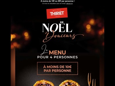 Nos Menus de Noël sont là !