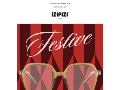 Look de fête, lunettes incluses !