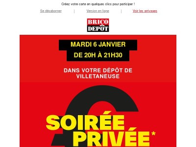 📢 Votre invitation à notre Soirée Privée