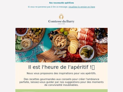Un apéritif parfait avec nos nouveaux délices gourmands 🔆
