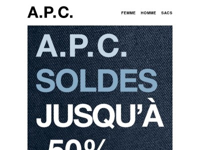 Nouvelle sélection soldes I Jusqu'à -50% 