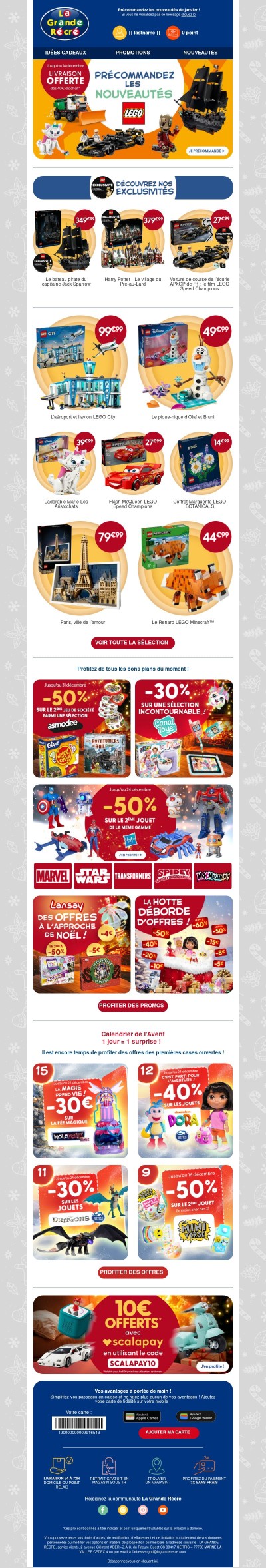 🧱 LEGO : précommandez les nouveautés !