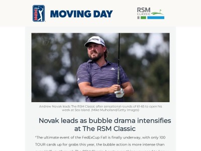 Moving Day from The RSM Classic