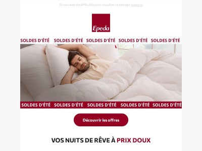 ⏳ Fin demain à minuit : votre sommeil d'exception à prix doux
