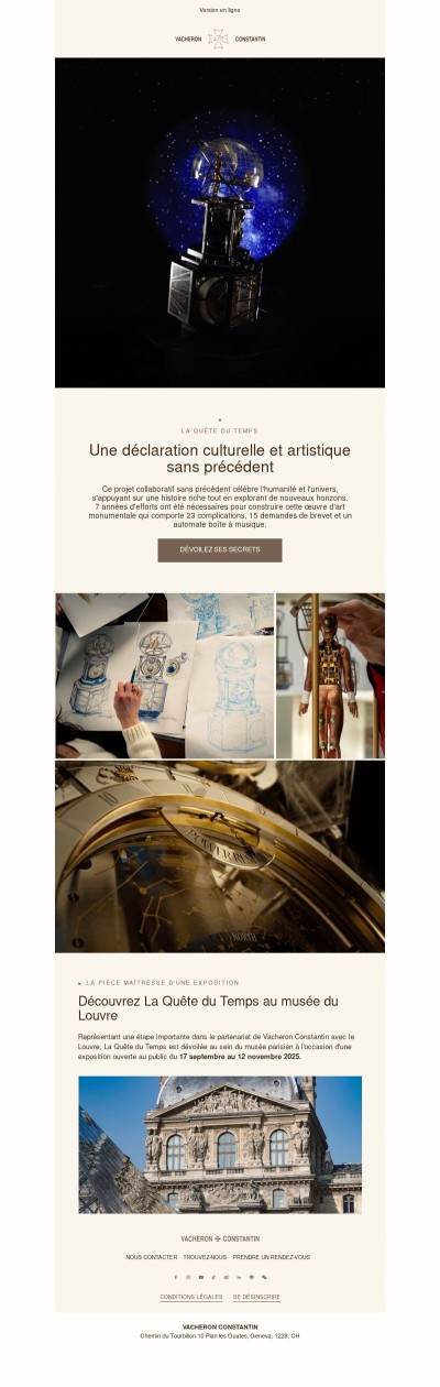 Révélation d'une création unique