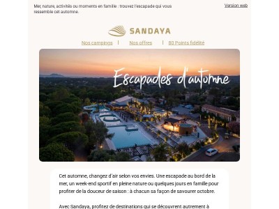 Escapades d'automne à la plage, sportives, en famille… à vous de choisir