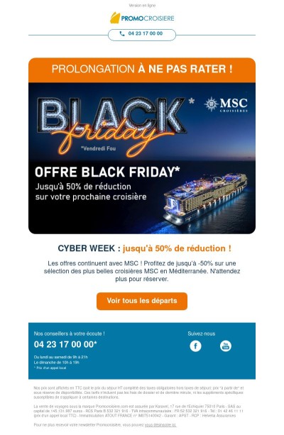 🚨 OFFRE PROLONGÉE : jusqu'à -50% !