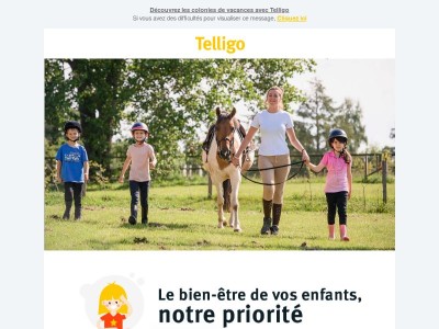 Un départ en colo en toute sérénité avec Telligo 🧘