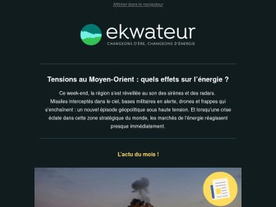 Moyen-Orient : l’énergie sous tension