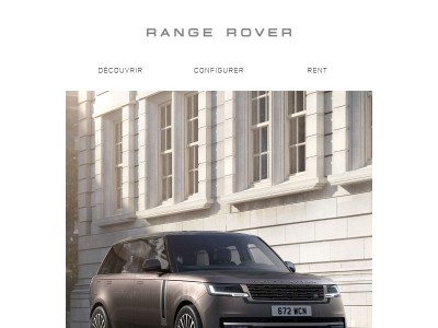 Nouvelles éditions Range Rover, inspirées de Londres.