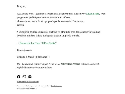 👙 La Cure "L'Eau Svelte"