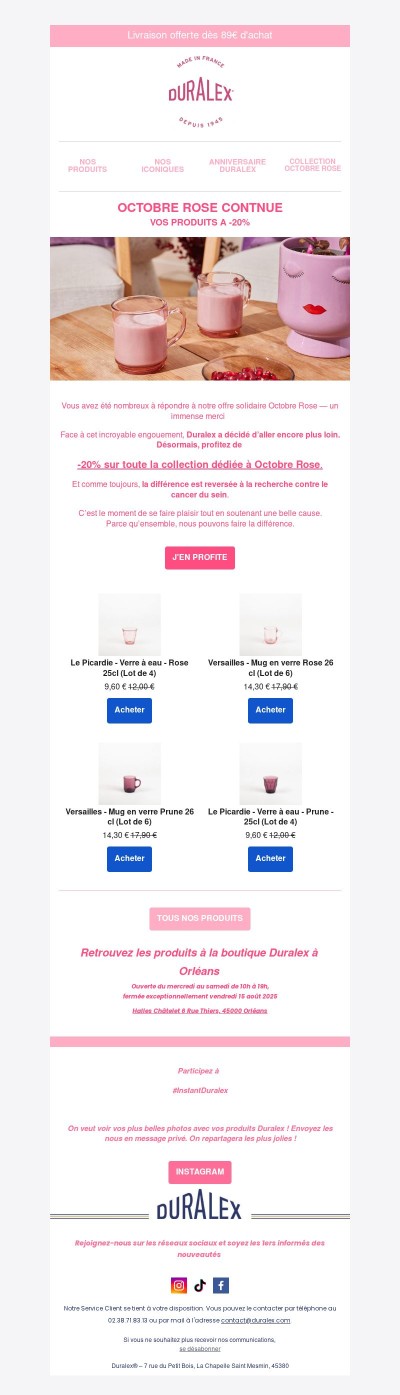 L'offre Octobre Rose s'intensifie !